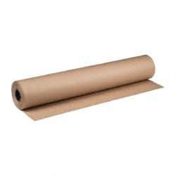 Made in USA - 720' Long x 48" Wide Roll of Recycled Kraft Paper - 8-1/2" OD, 50 Lb Paper Weight, 53 Lb per Roll - Industrial Tool & Supply