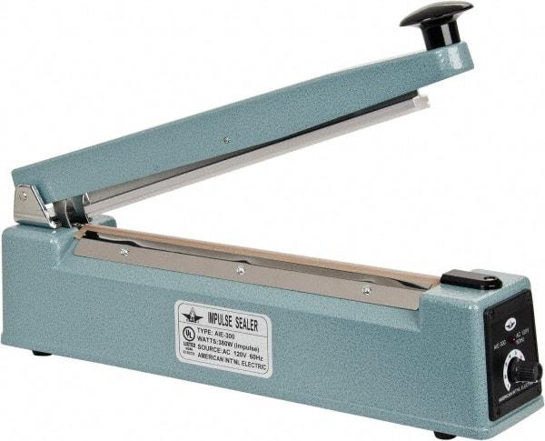 Value Collection - 12" Max Seal, 5 mil Thick, Table Top Thermal Impulse Sealer - 380 Watts - Industrial Tool & Supply