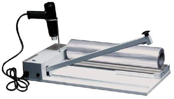 Value Collection - 18" Wide, Portable Shrink Wrap System - 75 Gauge - Industrial Tool & Supply