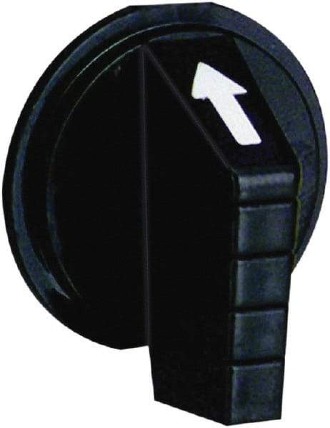 Square D - 30mm, Black, Selector Switch Operating Knob - For Use with Selector Switch - Industrial Tool & Supply