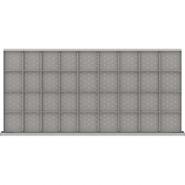 LISTA - 36-Compartment Drawer Divider Layout for 3.15" High Drawers - Industrial Tool & Supply