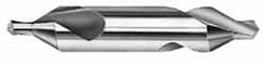 Magafor - #4-1/2 Plain Cut 60° Incl Angle High Speed Steel Combo Drill & Countersink - Industrial Tool & Supply
