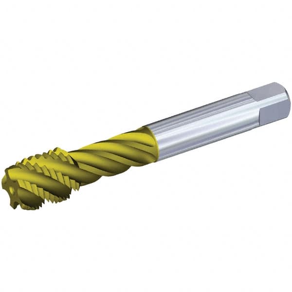Kennametal - M24x3.00 Metric 5 Flute 6HX Modified Bottoming Spiral Flute Tap - Industrial Tool & Supply