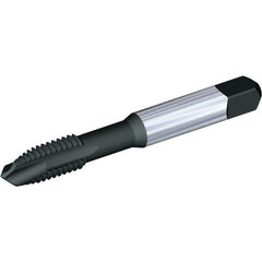 Kennametal - M3.5x0.60, 2 Flute, Oxide Finish, Vanadium High Speed Steel Spiral Point Tap - Plug Chamfer, Right Hand Thread, 2" OAL, 9.7mm Thread Length, 3.58mm Shank Diam, 6H Class of Fit, Series GOtap - Exact Industrial Supply