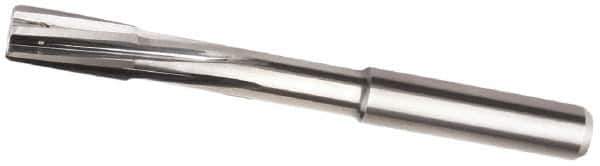 Kennametal - 5mm Carbide-Tipped 4 Flute Chucking Reamer - Helical Flute, 6mm Straight Shank, 12mm Flute Length, 74mm OAL - Industrial Tool & Supply