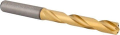Kennametal - 9mm 140° Solid Carbide Jobber Drill - Multilayer TiAlN Finish, Right Hand Cut, Spiral Flute, Straight Shank, 103mm OAL, Standard Point - Industrial Tool & Supply