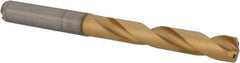 Kennametal - 5/16" 140° Solid Carbide Jobber Drill - Multilayer TiAlN Finish, Right Hand Cut, Spiral Flute, Straight Shank, 91mm OAL, Standard Point - Industrial Tool & Supply