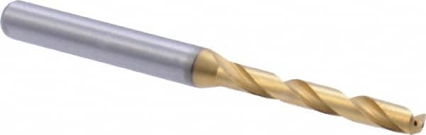 Kennametal - #21 140° Solid Carbide Jobber Drill - Industrial Tool & Supply