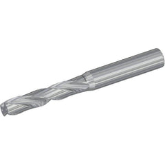 Kennametal - 8.8mm 180° Spiral Flute Solid Carbide Screw Machine Drill Bit - Industrial Tool & Supply