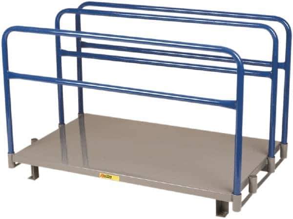 Little Giant - Gray Adjustable Sheet & Panel Rack - 63" Wide x 36" High x 32-1/2" Deep, Steel - Industrial Tool & Supply