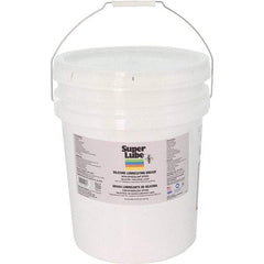 Synco Chemical - 30 Lb Pail Silicone General Purpose Grease - Translucent White/Gray, Food Grade, 500°F Max Temp, NLGIG 2, - Industrial Tool & Supply