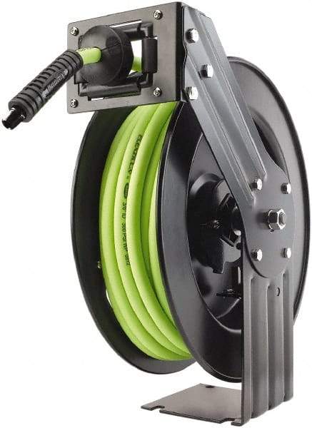 Legacy - 50' Spring Retractable Hose Reel - 300 psi, Hose Included - Industrial Tool & Supply