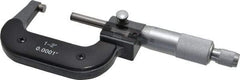 Value Collection - 1 to 2" Range, 0.0001" Graduation, Mechanical Outside Micrometer - Ratchet Stop Thimble, Digital Counter - Industrial Tool & Supply