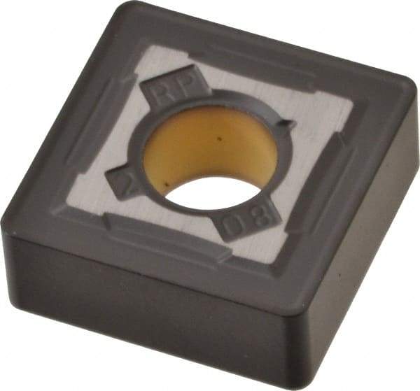 Kennametal - SNMG432 RP Grade KCK20 Carbide Turning Insert - TiCN/Al2O3 Finish, 90° Square, 1/2" Inscr Circle, 3/16" Thick, 1/32" Corner Radius - Industrial Tool & Supply