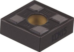 Kennametal - CNMG542 UP Grade KCM15 Carbide Turning Insert - TiCN/Al2O3 Finish, 80° Diamond, 5/8" Inscr Circle, 1/4" Thick, 1/32" Corner Radius - Industrial Tool & Supply