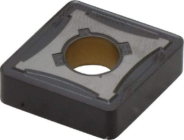 Kennametal - CNMG644 RP Grade KCM35 Carbide Turning Insert - TiN/TiCN/Al2O3 Finish, 80° Diamond, 3/4" Inscr Circle, 1/4" Thick, 1/16" Corner Radius - Industrial Tool & Supply