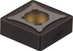 Kennametal - SNMG432 RP Grade KCP25 Carbide Turning Insert - TiCN/Al2O3 Finish, 90° Square, 1/2" Inscr Circle, 3/16" Thick, 1/32" Corner Radius - Industrial Tool & Supply