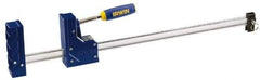 Irwin - 48" Capacity, 3-3/4" Throat Depth Bar Clamp - 1,150 Lb Clamping Pressure, 55" Max Spread - Industrial Tool & Supply