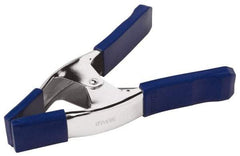 Irwin - 3" Jaw Opening Capacity, 3" Throat Depth, Spring Clamp - Metal Body, 9" OAL - Industrial Tool & Supply