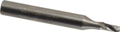 Onsrud - 1/8" Cutting Diam x 1/4" Length of Cut, 1 Flute, Upcut Spiral Router Bit - Uncoated, Right Hand Cut, Solid Carbide, 2" OAL x 1/4" Shank Diam, Single Edge - Industrial Tool & Supply