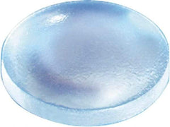 Made in USA - 0.25" Wide x 0.079" High, Self Adhesive Polyurethane Bumpers - Hemispherical - Industrial Tool & Supply