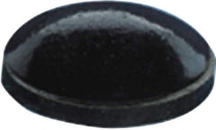 Made in USA - 0.25" Wide x 0.079" High, Self Adhesive Polyurethane Bumpers - Hemispherical - Industrial Tool & Supply