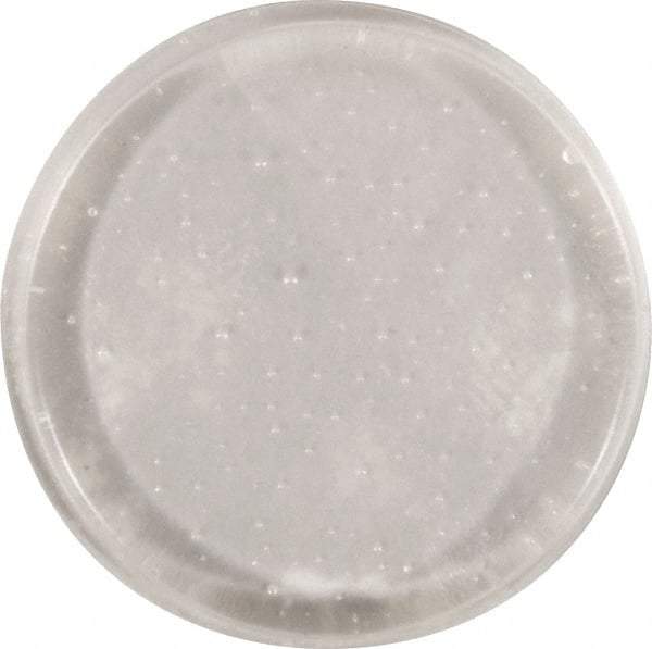 Made in USA - 1.23" Wide x 0.1" High, Self Adhesive Polyurethane Bumpers - Cylindrical - Industrial Tool & Supply
