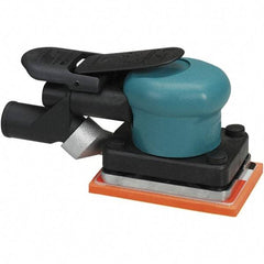 Dynabrade - 10,000 OPM, 13 CFM Air Consumption, Palm Air Orbital Sander - Rectangular Pad, 1/4 NPT Inlet - Industrial Tool & Supply