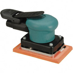 Dynabrade - 10,000 OPM, 13 CFM Air Consumption, Palm Air Orbital Sander - Rectangular Pad, 1/4 NPT Inlet - Industrial Tool & Supply