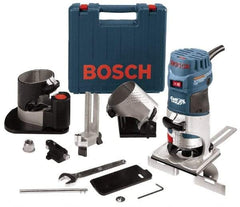 Bosch - Router Kits Router Type: Palm Grip Speed (RPM): 16000-35000 - Industrial Tool & Supply