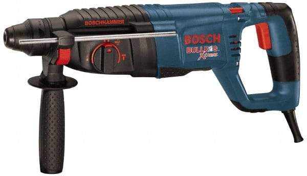 Bosch - 120 Volt 1" SDS Plus Chuck Electric Rotary Hammer - 0 to 5,800 BPM, 0 to 1,300 RPM, Reversible - Industrial Tool & Supply