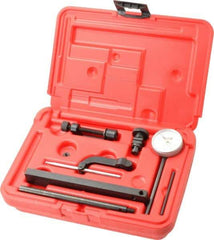 SPI - 0.01mm Graduation, 0-100 Dial Reading, Indicator & Base Kit - 0.01mm Graduation, Includes Certificate of Calibration Traceable to NPL - Industrial Tool & Supply
