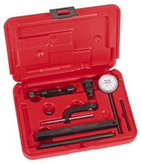 SPI - 0.01mm Graduation, 0-50-0 Dial Reading, Indicator & Base Kit - 0.01mm Graduation, Includes Certificate of Calibration Traceable to NPL - Industrial Tool & Supply
