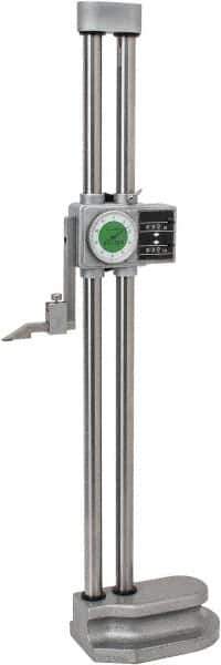 Value Collection - 20" Dial Height Gage - 0.001" Graduation, Accurate to 0.002", Dial and Counter Display - Industrial Tool & Supply