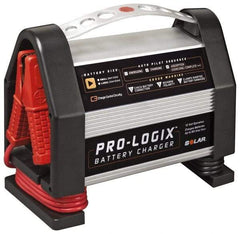 Solar - 12 Volt Pro-Logix Battery Charger - 8 Amps - Industrial Tool & Supply