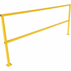 Vestil - 96" Long x 42" High, Steel Square Handrails - Industrial Tool & Supply