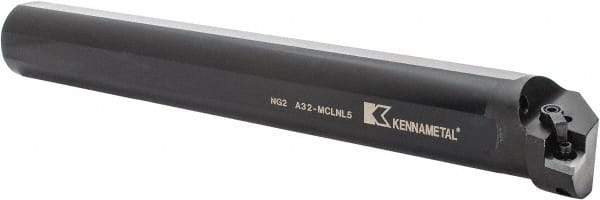 Kennametal - 2.4" Min Bore Diam, 16" OAL, 2" Shank Diam, A-MCLN Indexable Boring Bar - CN.. Insert, Screw or Clamp Holding Method - Industrial Tool & Supply
