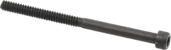 Holo-Krome - #6-32 UNC Hex Socket Drive, Socket Cap Screw - Alloy Steel, Black Oxide Finish, Partially Threaded, 2" Length Under Head - Industrial Tool & Supply