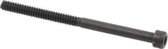 Holo-Krome - #6-32 UNC Hex Socket Drive, Socket Cap Screw - Alloy Steel, Black Oxide Finish, Partially Threaded, 2" Length Under Head - Industrial Tool & Supply