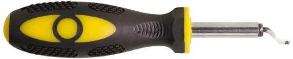 Shaviv - 2 Piece High Speed Steel Blade Hand Deburring Tool Set - B10 Blades, For Hole Edge, Straight Edge - Industrial Tool & Supply