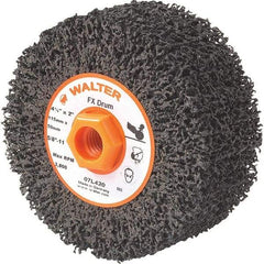 WALTER Surface Technologies - 4-1/2" Diam, Aluminum Oxide Unmounted Flap Wheels - 5/8" Hole, 2" Wide, Nonwoven, Coarse Grade, 3,800 Max RPM - Industrial Tool & Supply
