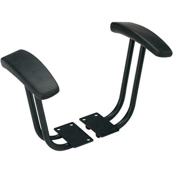 ALERA - Black Fixed Arm Kit - For Alera Interval, Essentia Series Chairs & Stools - Industrial Tool & Supply