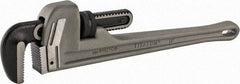 Proto - 18" Aluminum Straight Pipe Wrench - 3-1/2" Pipe Capacity - Industrial Tool & Supply