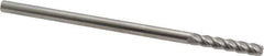 Accupro - 3/16", 4 Flute, Single End, Solid Carbide, 0.06" Corner Radius End Mill - 4" OAL, 40° Helix, Right Hand Flute, 1" LOC, Right Hand Cut - Industrial Tool & Supply