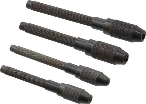 Value Collection - 4 Piece 0.15" Pin Vise Set - Industrial Tool & Supply