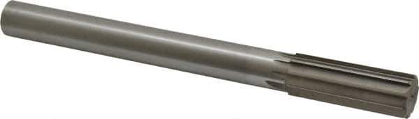 Interstate - 1" High Speed Steel Chucking Reamer - Straight Flute, 7/8" Straight Shank, 2-3/4" Flute Length, 10-1/2" OAL - Industrial Tool & Supply