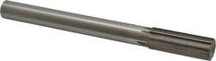 Interstate - 1" High Speed Steel Chucking Reamer - Straight Flute, 7/8" Straight Shank, 2-3/4" Flute Length, 10-1/2" OAL - Industrial Tool & Supply