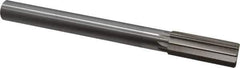 Interstate - 1" High Speed Steel Chucking Reamer - Straight Flute, 7/8" Straight Shank, 2-3/4" Flute Length, 10-1/2" OAL - Industrial Tool & Supply
