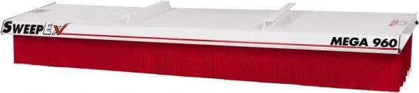Sweepex - 12" Long x 96" Wide Sweeper Accessory - Stiff Polypropylene Bristles - Industrial Tool & Supply