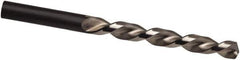 Guhring - 8.8mm 130° High Speed Steel Jobber Drill - Bright Finish, Left Hand Cut, Parabolic Flute, 125mm OAL, Cone Relief Point - Industrial Tool & Supply